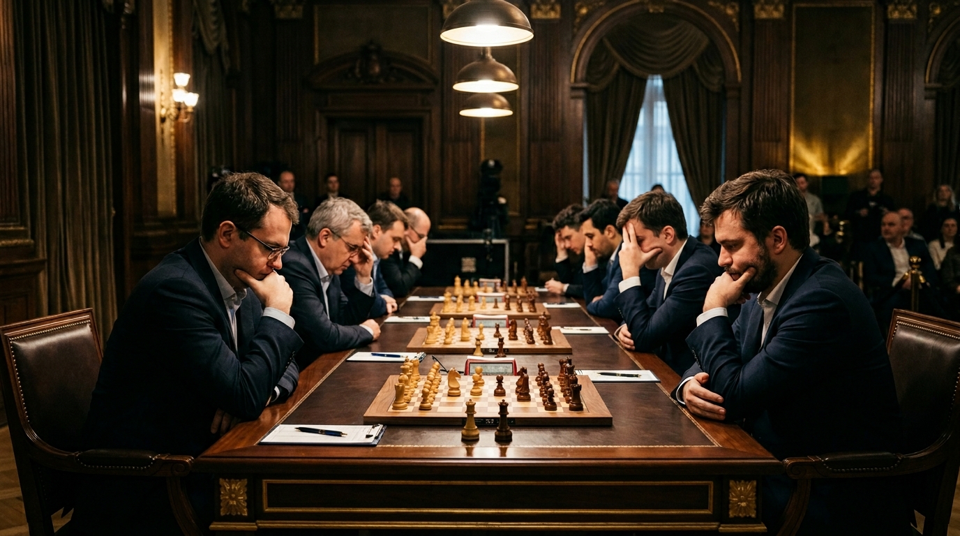 FIDE Adaylar Turnuvası 2026 - 8 büyükusta turnuva masasında