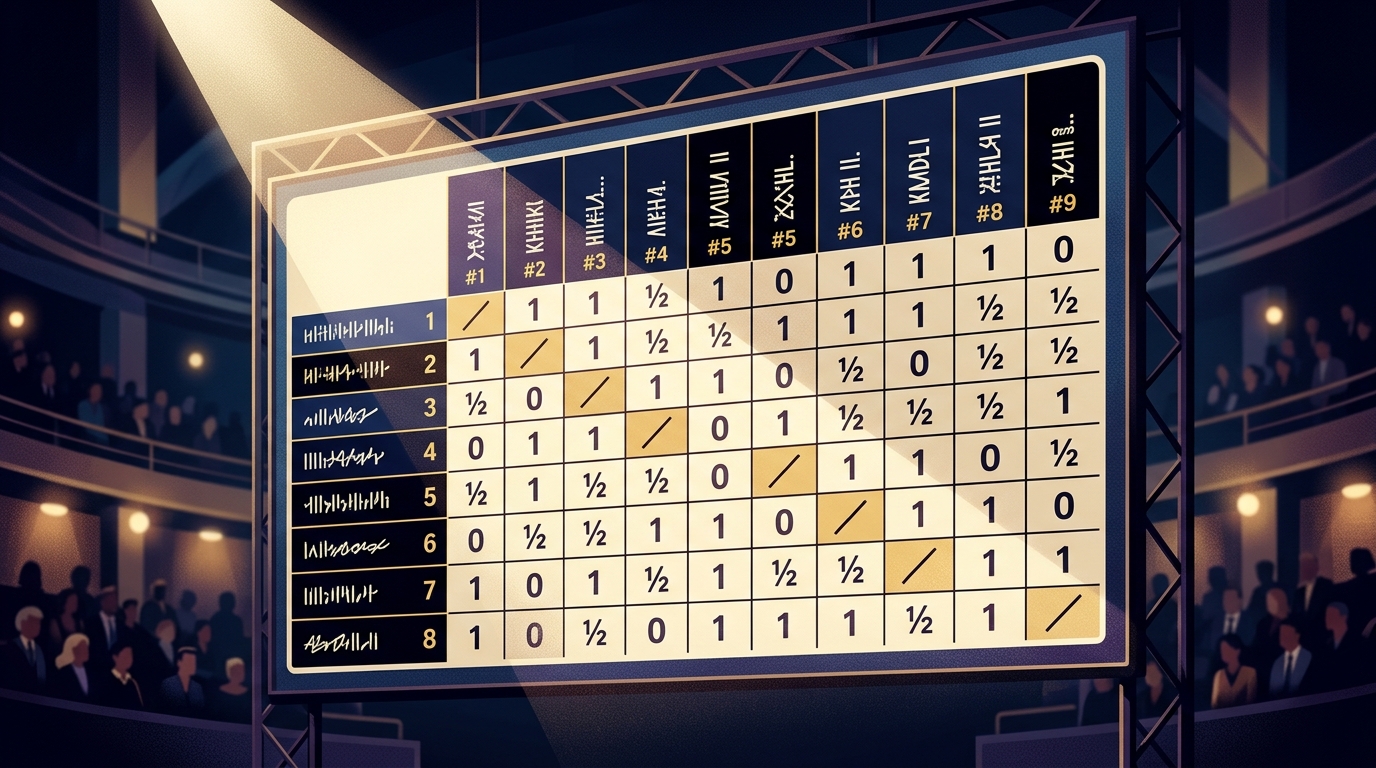 Round robin capraz tablosu