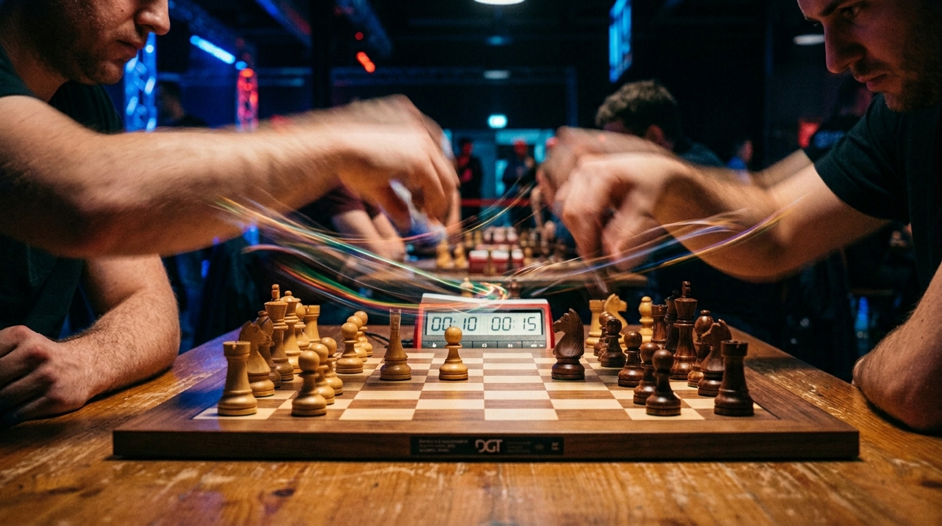 Blitz satranç - hızlı hamle ve dijital satranç saati