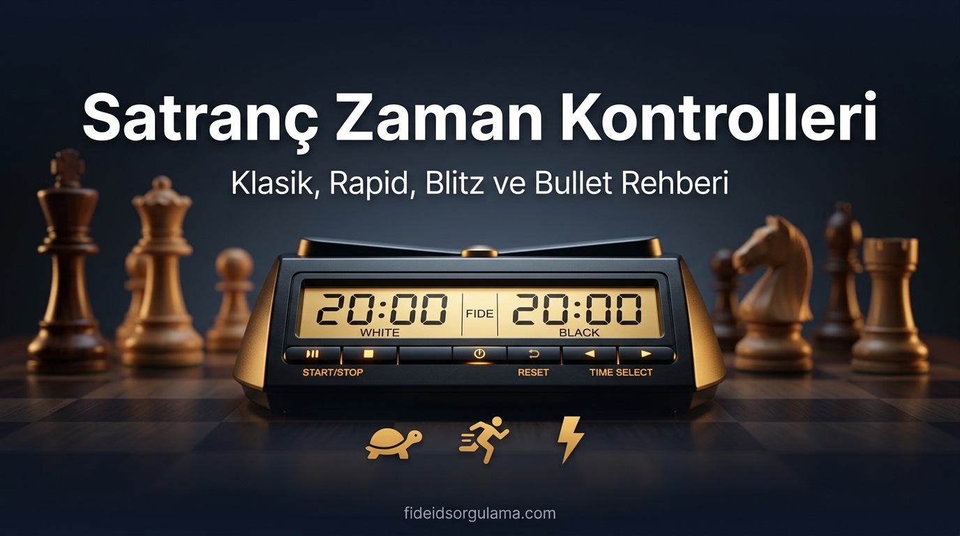 Satranç Zaman Kontrolleri: Klasik, Rapid, Blitz ve Bullet Rehberi